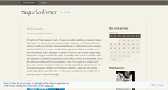 Desktop Screenshot of miquelcolomer.cat
