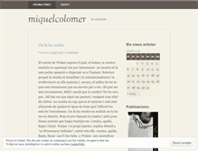 Tablet Screenshot of miquelcolomer.cat